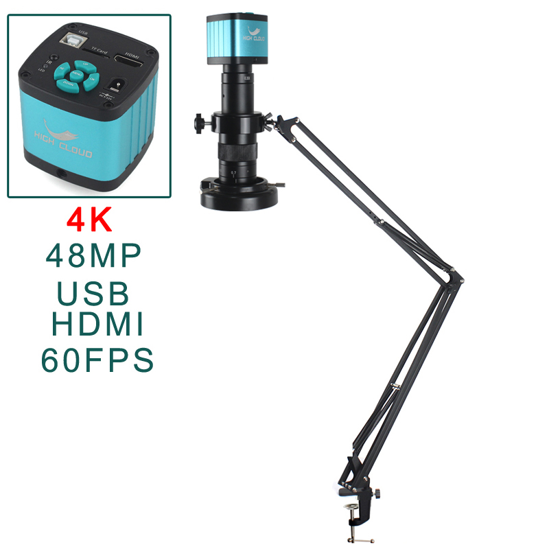 4K Microscope Camera Sony Sensor - 48MP 4K HDMI USB 비디오 디지털