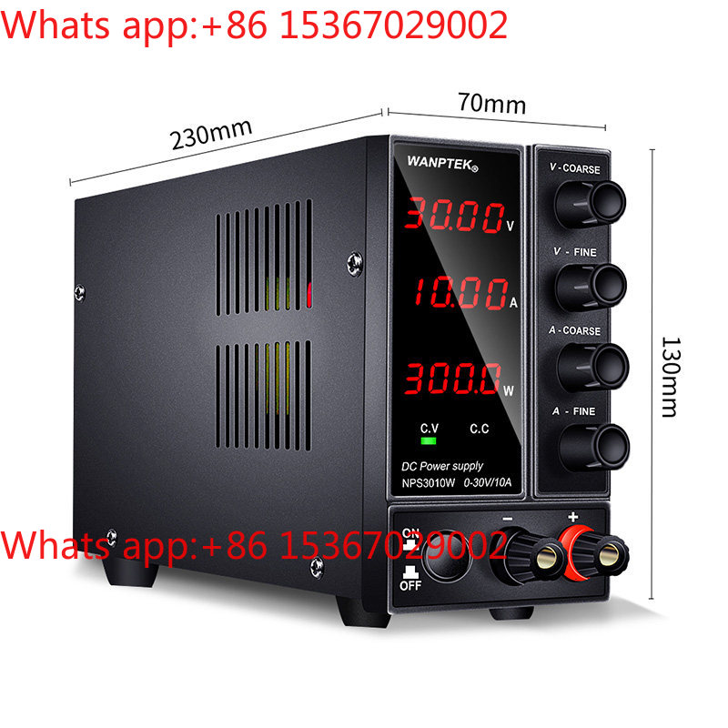 High Precision Dc Power Supply 30V 10A - NPS3010W DC 전원 공급 장치 조정