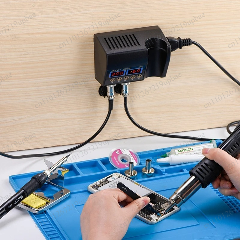2 In 1 Soldering Rework Station 750W - 8898 2-in-1 750W LCD 디지털 납땜