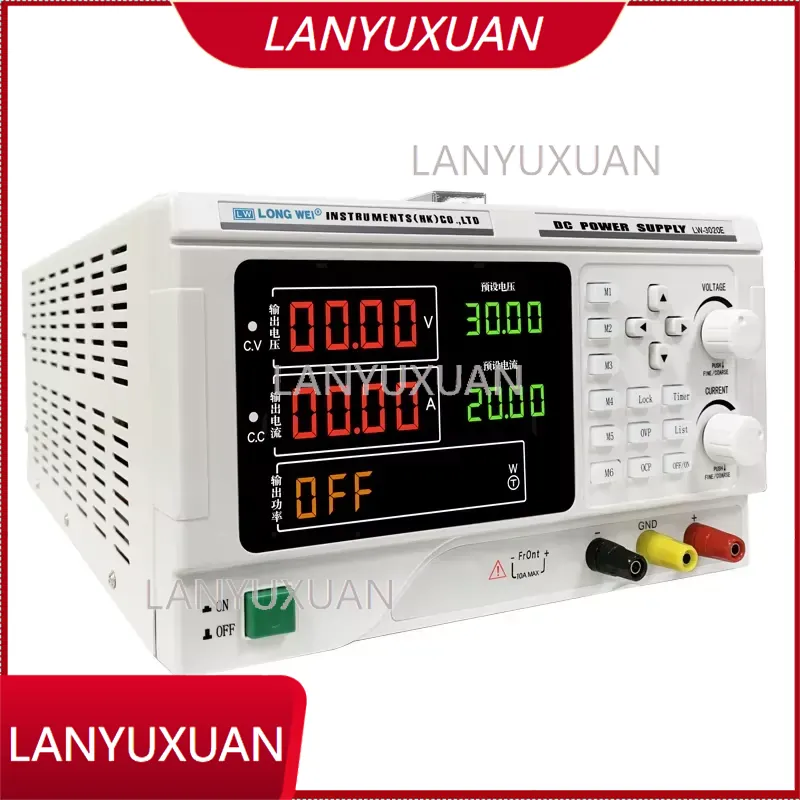 High Precision Dc Power Supply 30V 10A - 롱웨이 LW-1560E 900W 15V 30V 60V