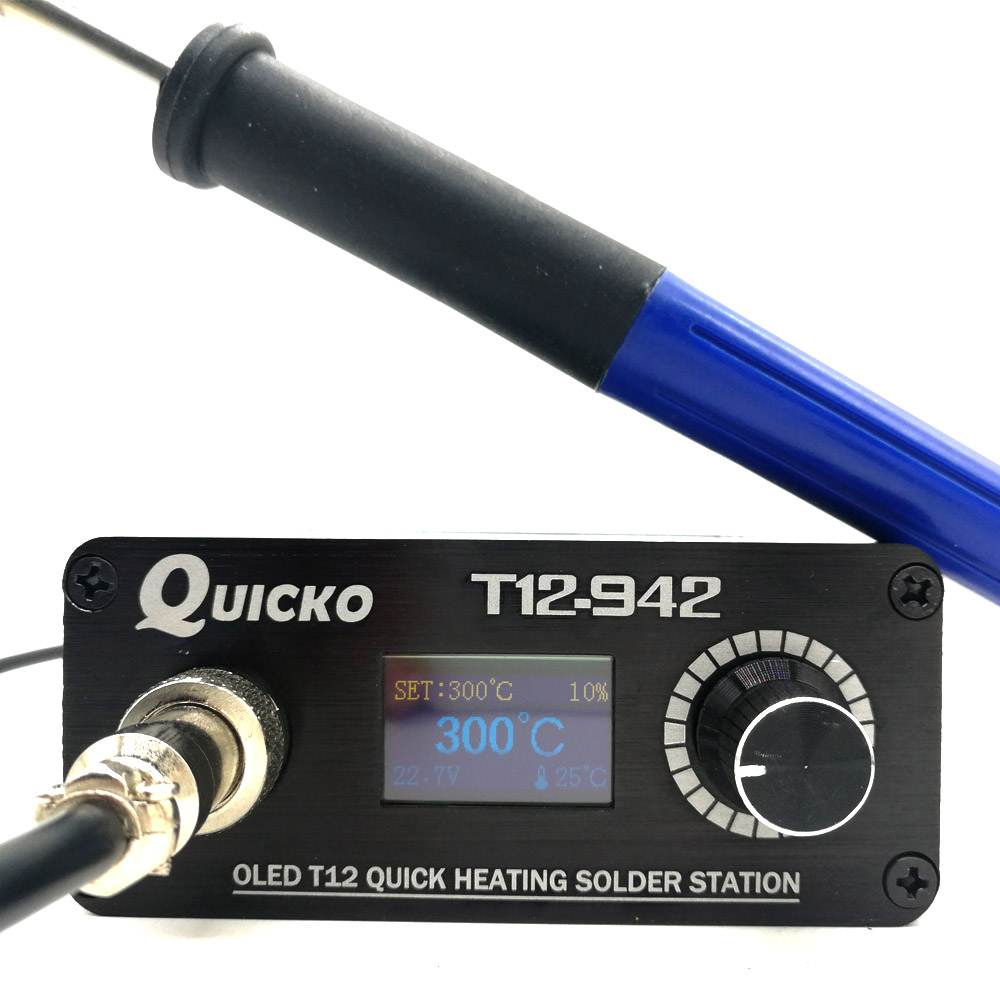 T12 Soldering Station Oled - QUICKO MINI T12 STC OLED 디지털