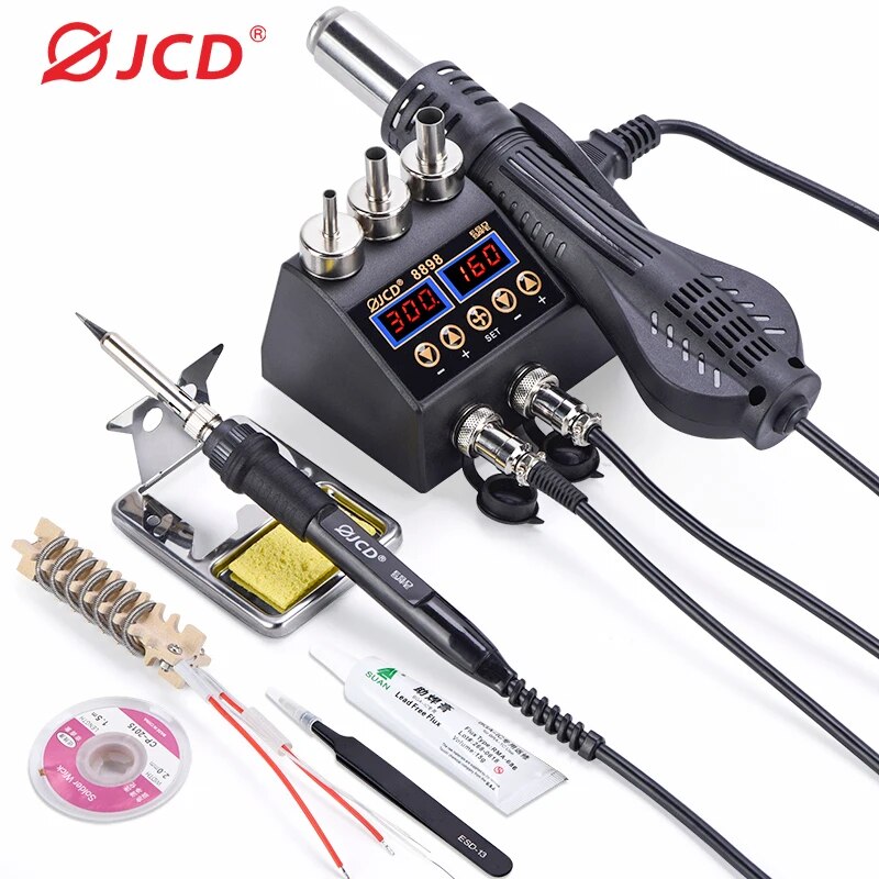 JCD 8898 납땜 스테이션, 750W, 2 in 1 - 2 In 1 Soldering Rework Station 750W 리뷰 및 가격