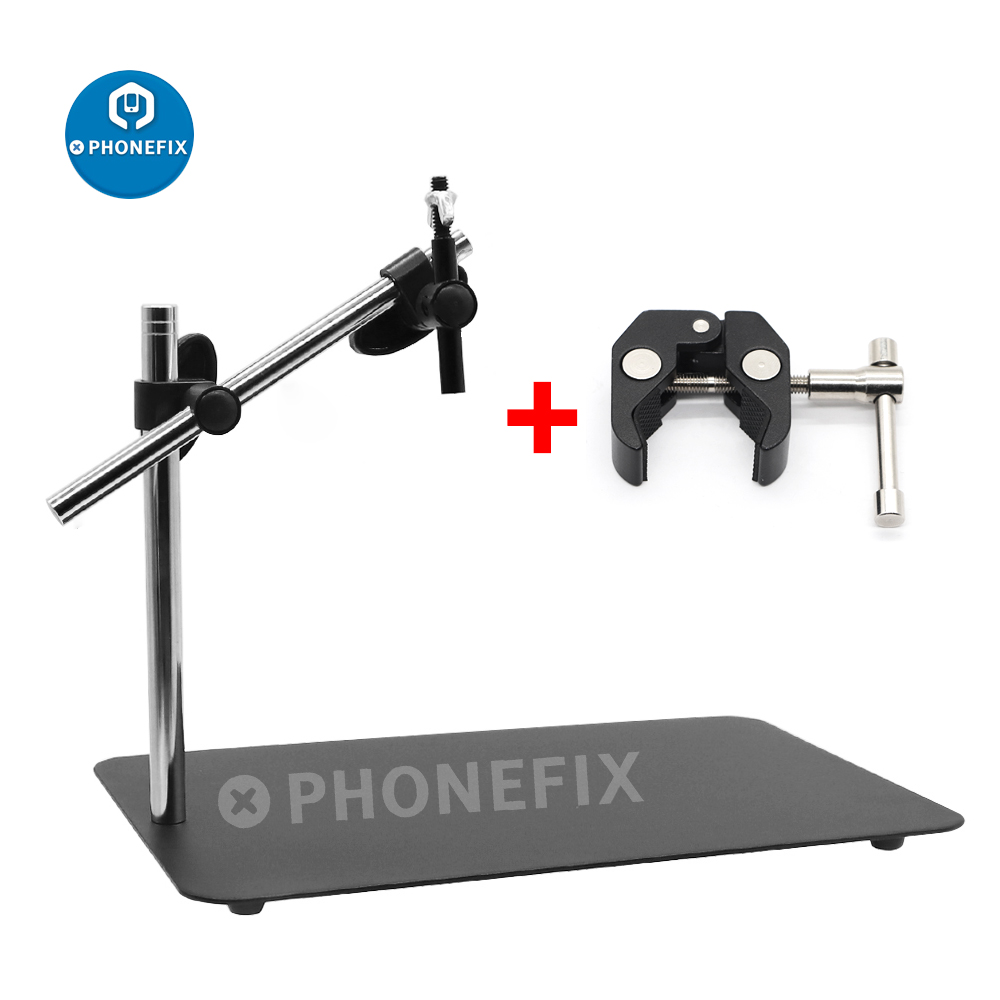 유니버셜 더블 붐 스테레오 줌 현미경 스탠드 홀더 포커 - Articulating Arm Boom Stand Microscope 리뷰 및 가격