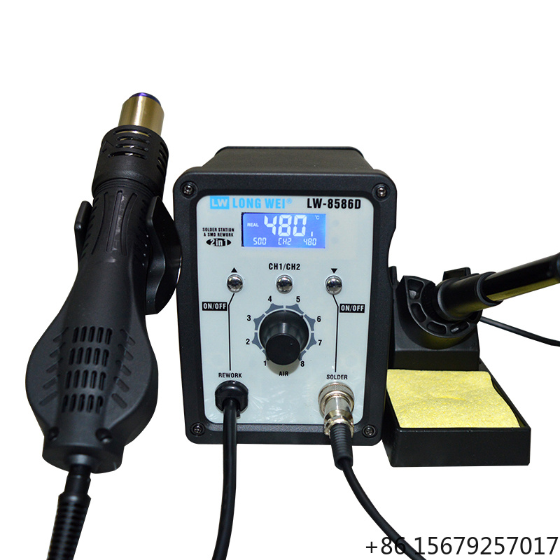 LW-8586D 2 in 1 750W 열풍기 480 ℃ - 2 In 1 Soldering Rework Station 750W 리뷰 및 가격
