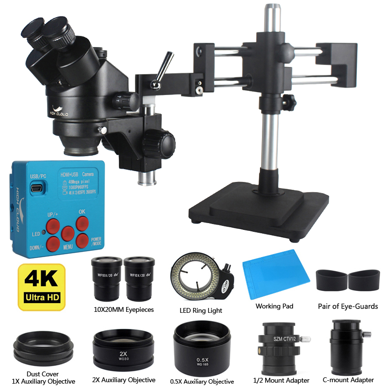 4K 48MP HDMI USB 산업용 카메라 3.5배- - Simul-Focal Industrial Microscope 4K Hdmi 리뷰 및 가격