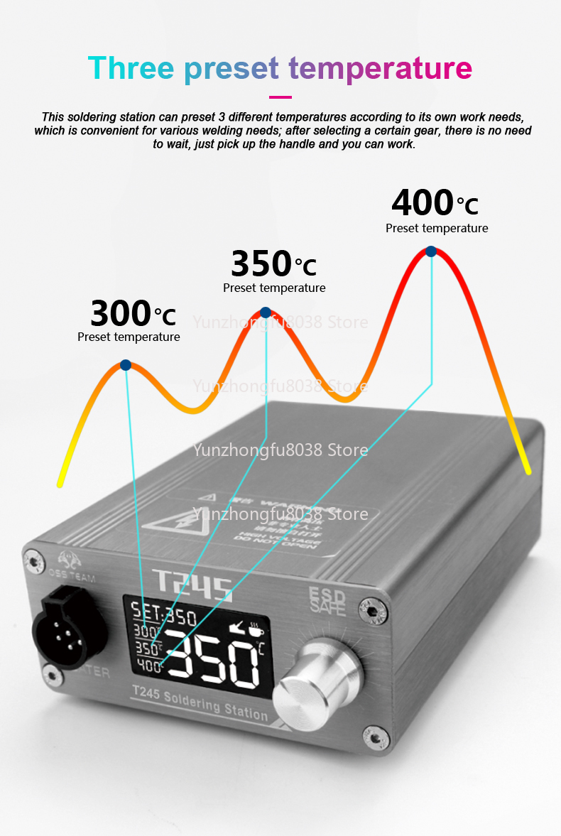 T245 용접 스테이션 130W 3초 가열 납땜 LCD - C245 Soldering Station 130W 리뷰 및 가격