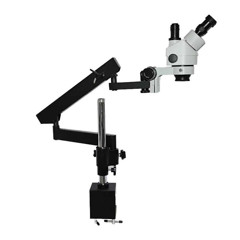 유연한 가동식 관절형 암 대형 이동 붐 스탠드 삼안 입 - Articulating Arm Boom Stand Microscope 리뷰 및 가격