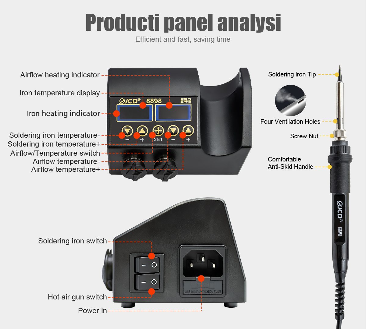 2 in 1 750W 솔더링 스테이션 LCD 디지털 디 - 2 In 1 Soldering Rework Station 750W 리뷰 및 가격