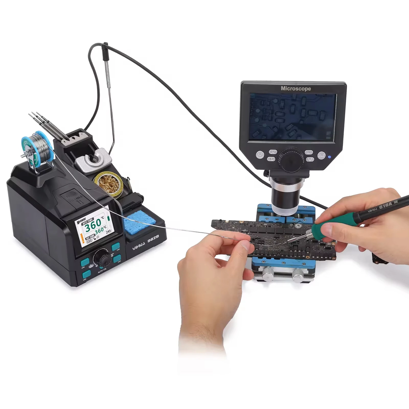 982D 디지털 급속 가열 납땜 인두 스테이션 정밀 전 - C210 Precision Soldering Station 리뷰 및 가격