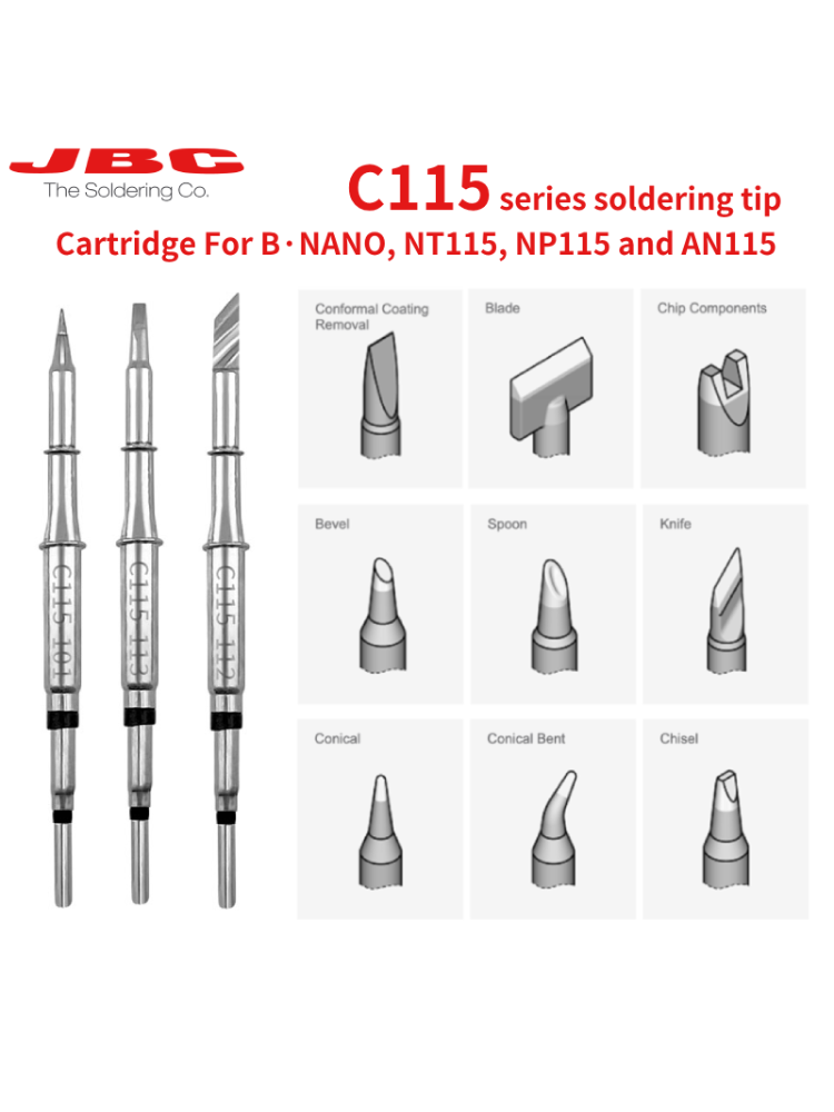 오리지널 JBC C115 카트리지 납땜 인두 팁 고정밀 - C115 Nano Soldering Iron Station 리뷰 및 가격