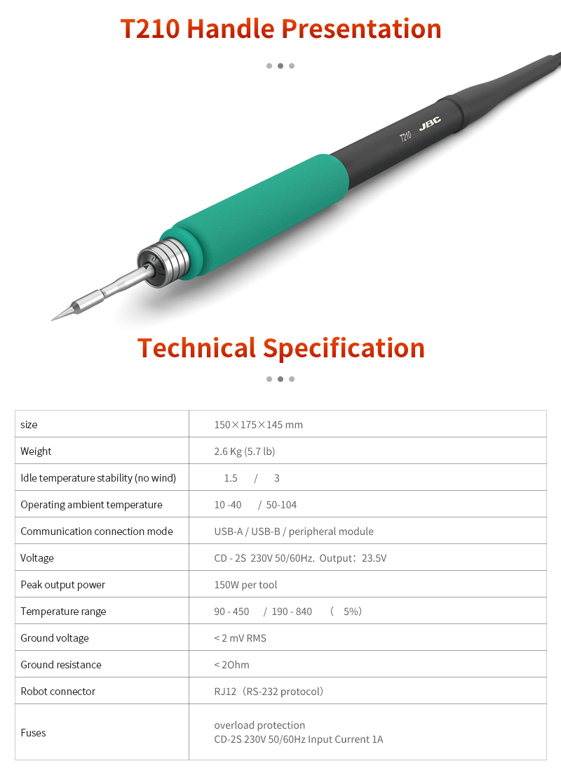 100% 오리지널 JBC 카트리지 C210 시리즈 C2 - C210 Precision Soldering Station 리뷰 및 가격