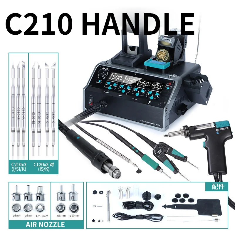 5-in-1 디솔더링 스테이션 정밀 납땜 인두, C24 - C210 Precision Soldering Station 리뷰 및 가격