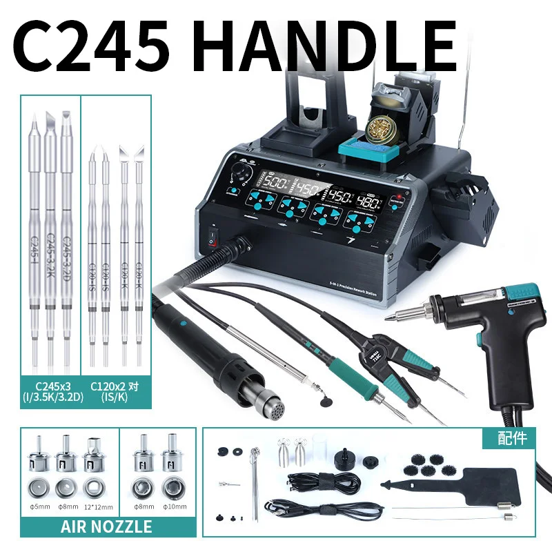 5-in-1 디솔더링 스테이션 정밀 납땜 인두, C24 - C210 Precision Soldering Station 리뷰 및 가격