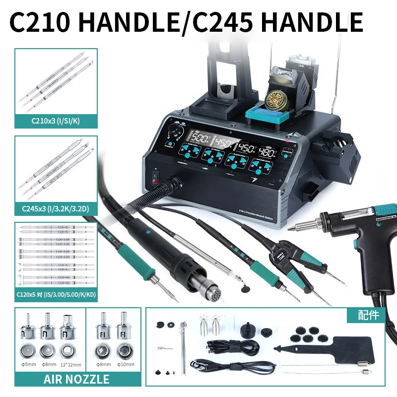 5-in-1 디솔더링 스테이션 정밀 납땜 인두, C24 - C210 Precision Soldering Station 리뷰 및 가격