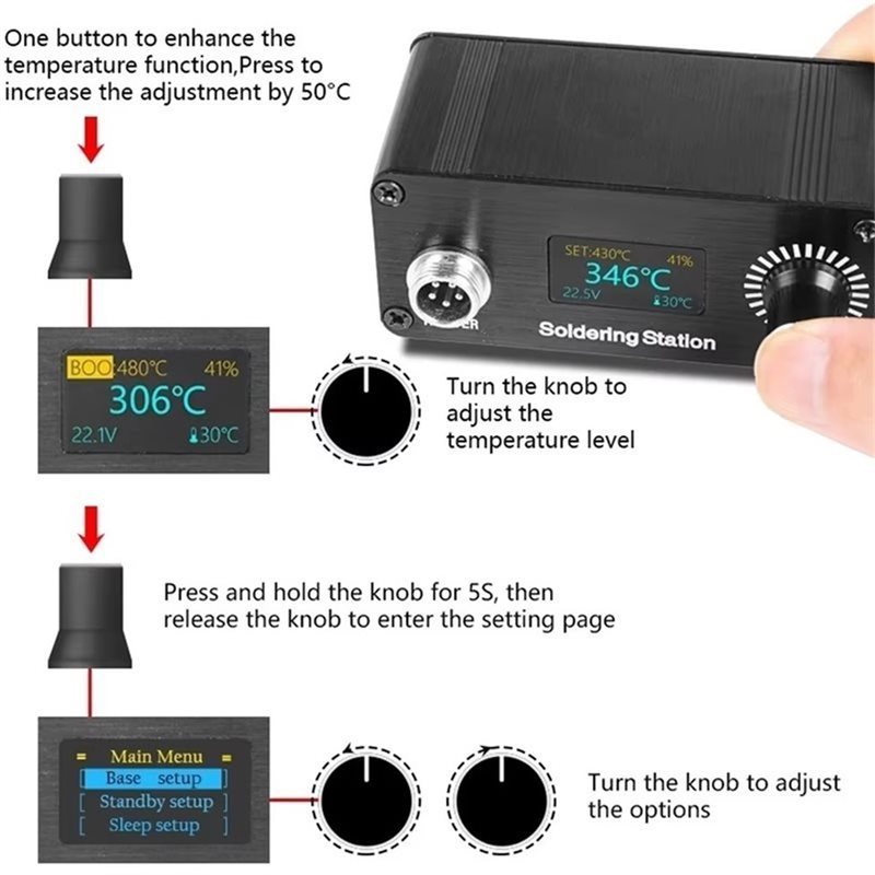 B23B T12 가정용 수리 납땜 스테이션 휴대용 미니 - T12 Soldering Station Oled 리뷰 및 가격
