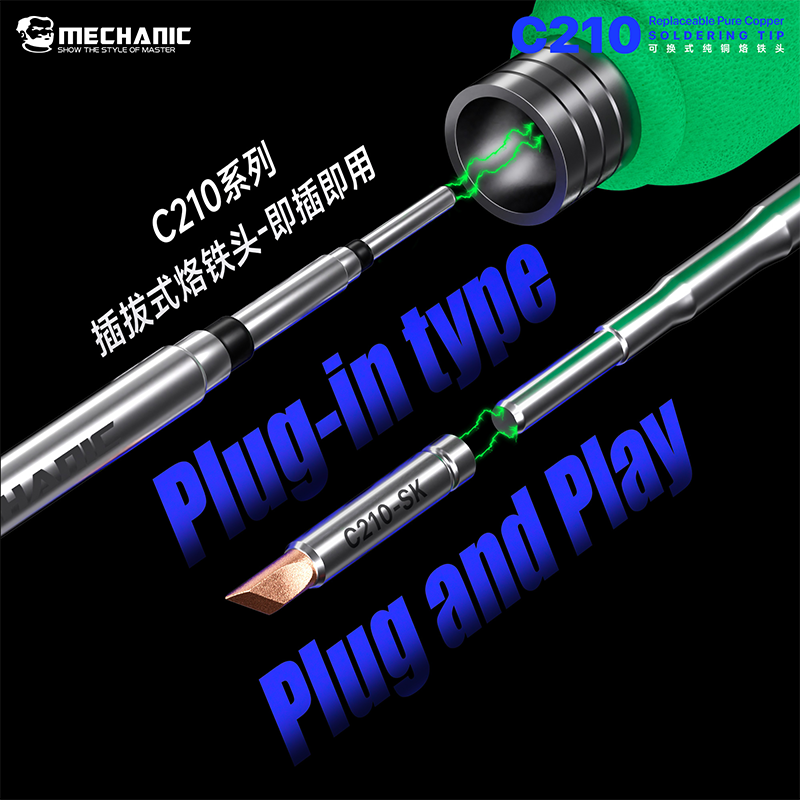 MECHANIC C210 시리즈 납땜 인두 팁 T90A - C210 Precision Soldering Station 리뷰 및 가격