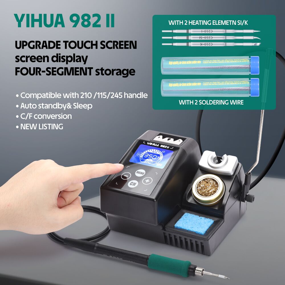 YIHUA 982-II 터치 스크린 C245 C210  - C210 Precision Soldering Station 리뷰 및 가격