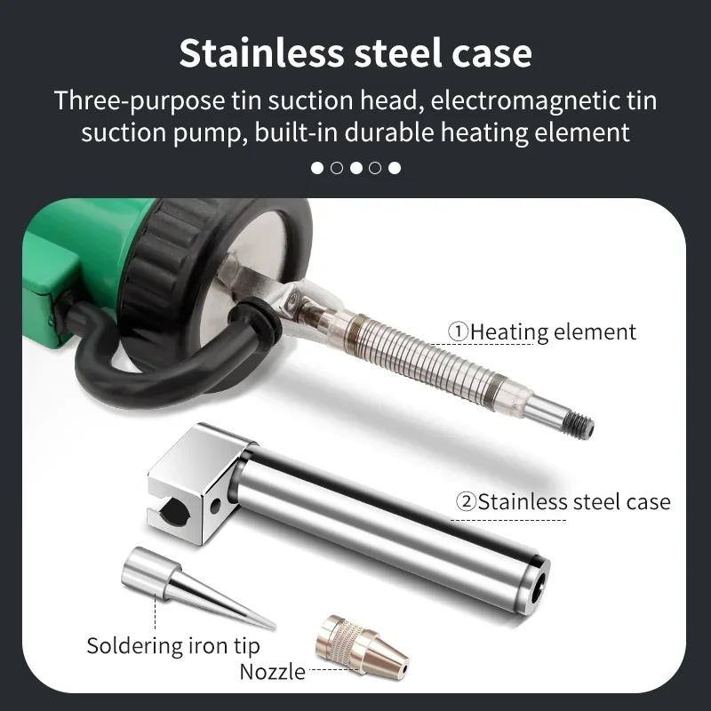 럭시안지 신형 3 in 1 자동 펌프 제거 전기 납땜  - Desoldering Pump Electric Vacuum Station 리뷰 및 가격