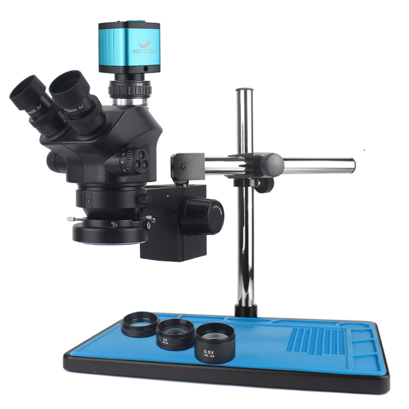 산업용 실험실 동시 초점 조정 가능 스테레오 삼안 현미 - Simul-Focal Industrial Microscope 4K Hdmi 리뷰 및 가격