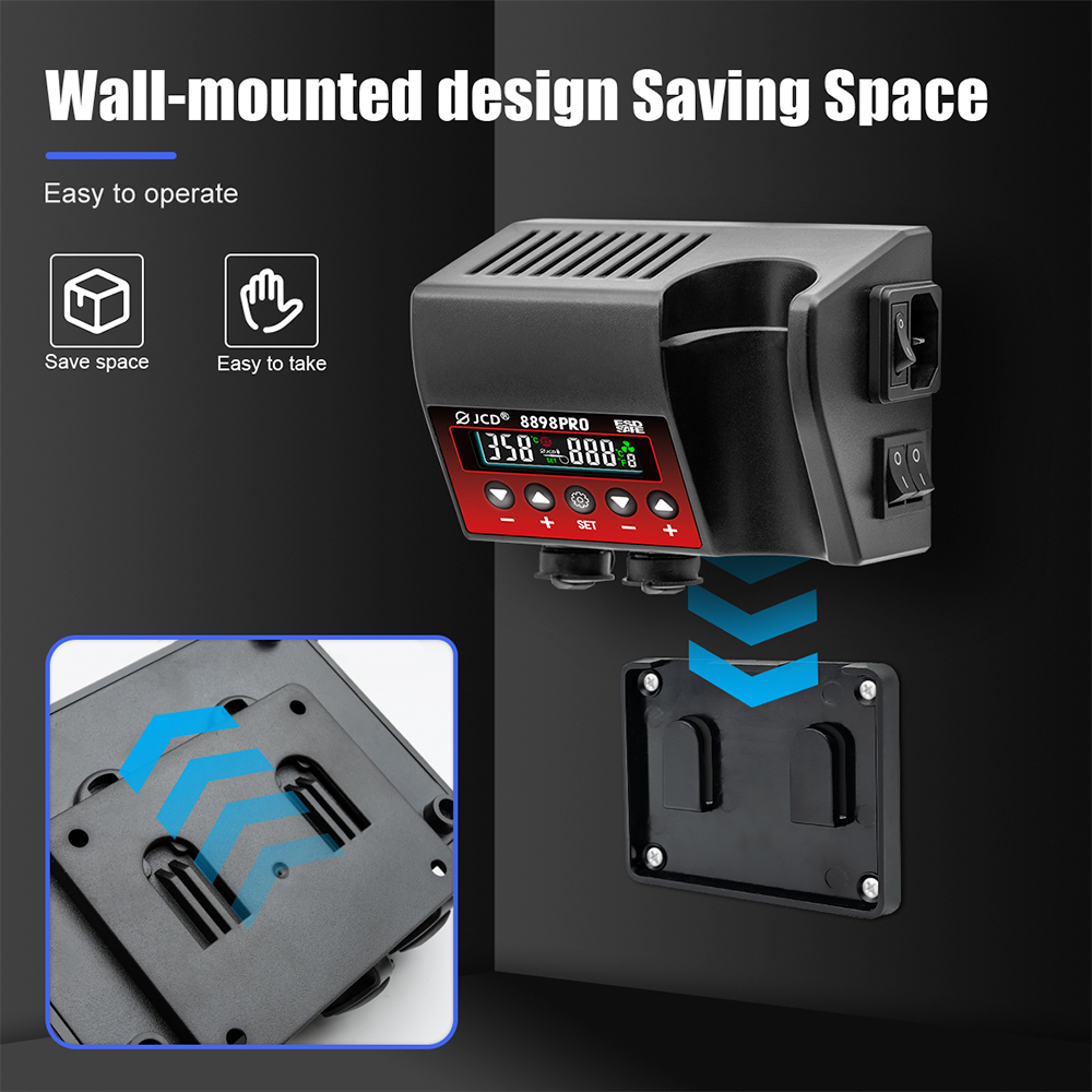 JCD 8898Pro 2 in 1 납땜 스테이션, LC - 2 In 1 Soldering Rework Station 750W 리뷰 및 가격