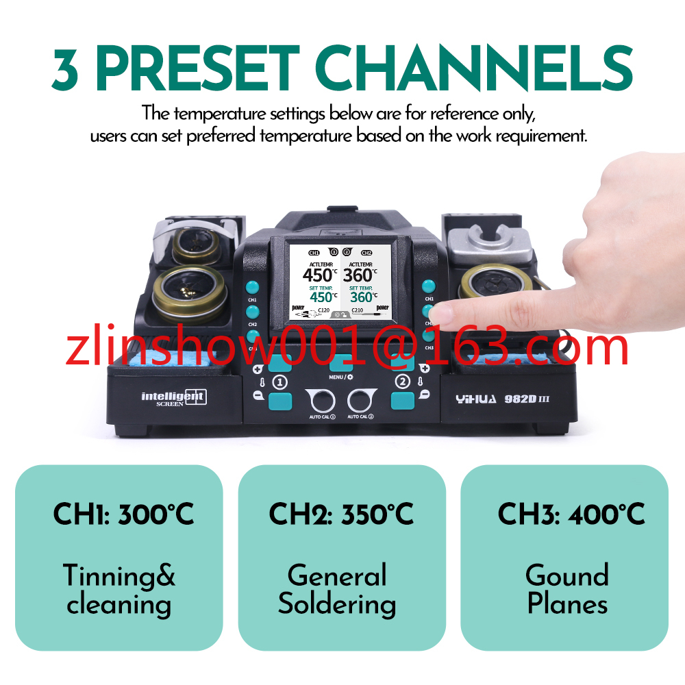자동 교정 기능이 있는 SMT SMD 부품 재작업 스테 - C210 Precision Soldering Station 리뷰 및 가격