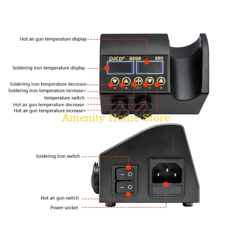 F26C 2 In 1 납땜 인두 열기 재작업 용접 스테 - 2 In 1 Soldering Rework Station 750W 리뷰 및 가격