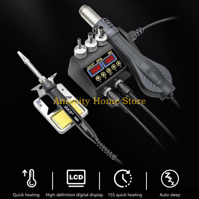 F26C 2 In 1 납땜 인두 열기 재작업 용접 스테 - 2 In 1 Soldering Rework Station 750W 리뷰 및 가격